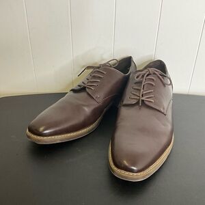 Vintage Van Heusen Garrett Men's 13M Brown Leather Oxford Dress Shoes